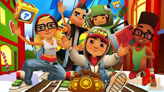 Subway Surfers ---> This is great! Better than temple run definitely.