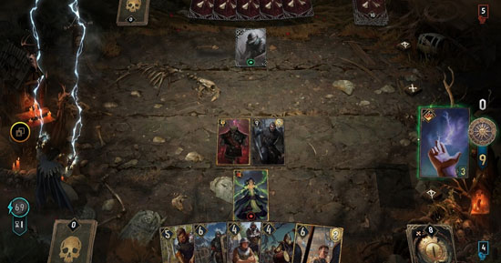 GWENT Rogue Mage gameplay