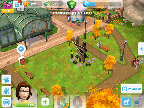 The Sims Mobile game