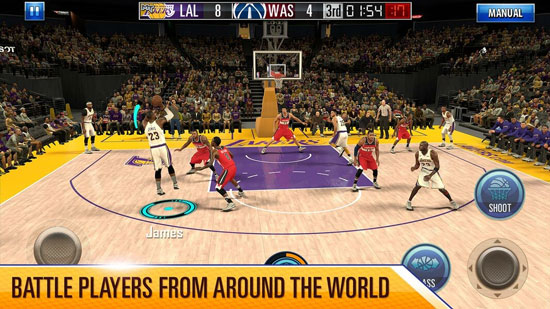 NBA 2K Mobile Basketball gameplay