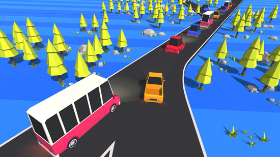Traffic Run! Driving Game gameplay